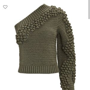 Helmet lang one shoulder shirt